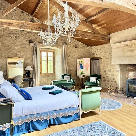 Manoir Medieval Art Deco - Logis Des 3 Artistes Sevremont Eksteriør billede